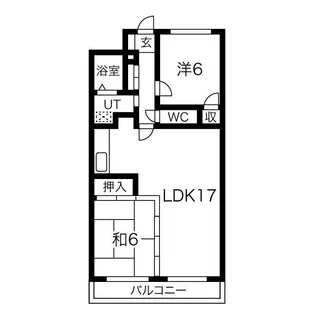D.FLAT【2階】の間取り