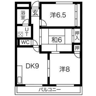 メゾンロアール【2階】の間取り