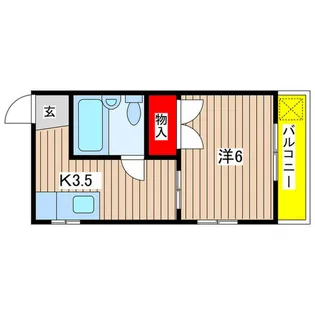 コーポみゆき【202号室】の間取り