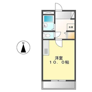 プレシアス赤城Ⅱ【102号室】の間取り