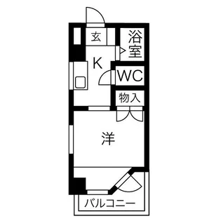 ホーメスト東山【3階】の間取り