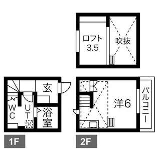 BROWNS(ブラウンズ)【103号室】の間取り