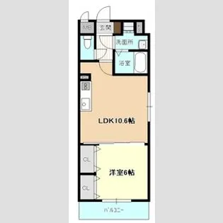 ウィル【00503号室】の間取り