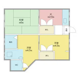 ELハイツ【1号室】の間取り