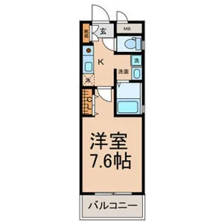 コートデリヴィエール上飯田【4階】の間取り