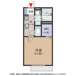 グリーンヴィル八雲 A【102号室号室】の間取り