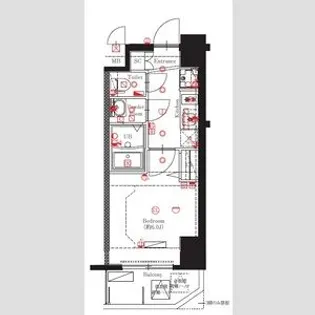 MAXIV名古屋【305号室】の間取り