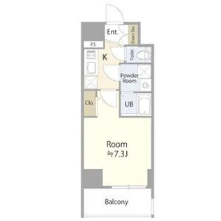 エスリード大須アヴェニュー【13階】の間取り