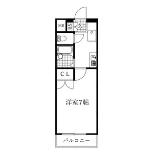 ベルコモンズ池見【1階】の間取り