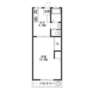 コーポ光【3階】の間取り