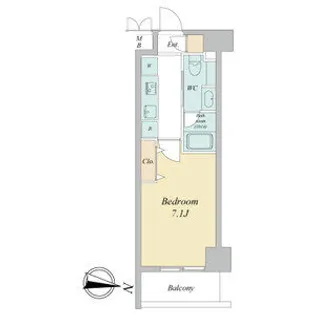 ヴェルデシア名駅南(旧ルネフラッツ名駅南)【6階】の間取り