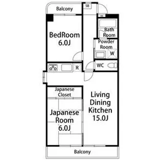 アリスII新瑞【2A号室】の間取り