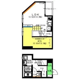 Le Lien Link(ルリアンリンク)【2階】の間取り