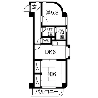 アーバンハイツ児玉【4階】の間取り