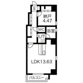 G+HONMACHI【3階】の間取り