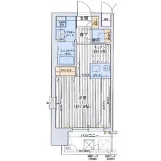 プレサンス鶴舞駅前ブリリアント【8階】の間取り
