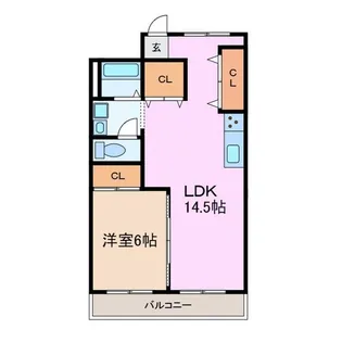 コトブキ第一ビル【3階】の間取り