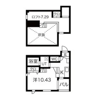 BRIQUE(ブリック)【1階】の間取り