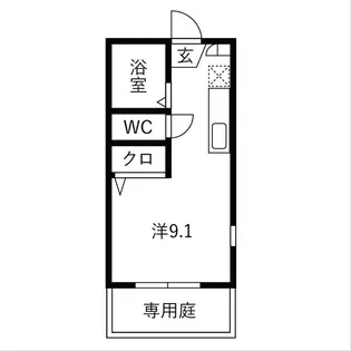 フレグランス荒池【2階】の間取り