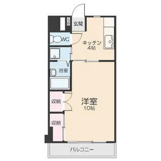 ビューティ武田【301号室】の間取り