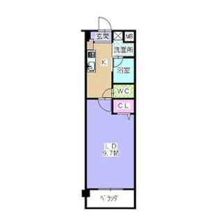 向山ヒルズ【3階】の間取り