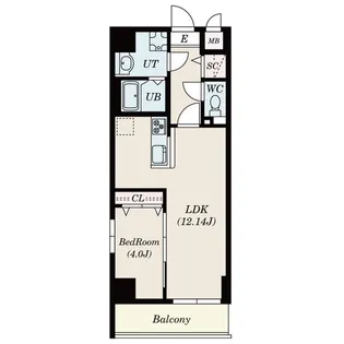 S-FORT古出来fiore【305 号室】の間取り
