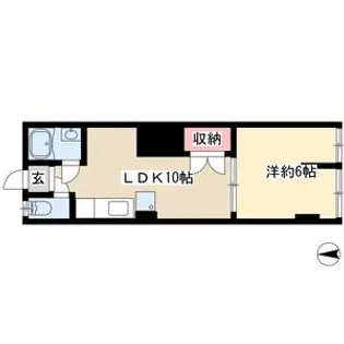 HP名駅西ビル【6階】の間取り