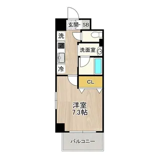 CITY SPIRE 名駅前【4階】の間取り
