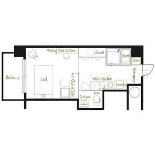 アトリアム吹上【5階】の間取り