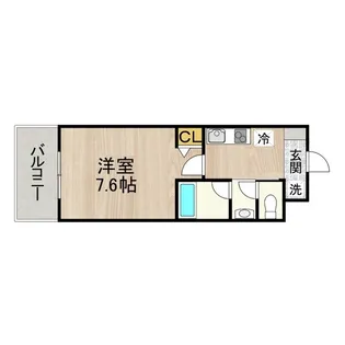 CITY SPIRE 名古屋本陣【5階】の間取り