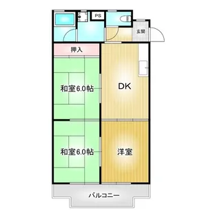 第91プロスパービル【203号室】の間取り