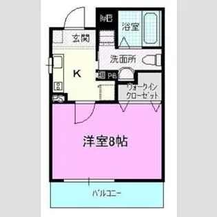 プチ・メイト【00301号室】の間取り