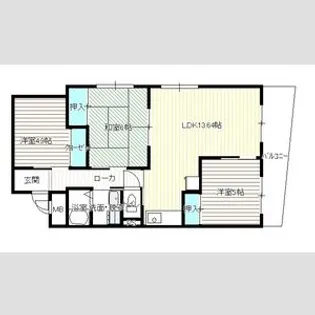 グランドハイツK・I【3階】の間取り