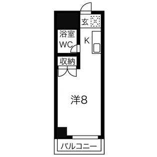 シャトー栄【3階】の間取り