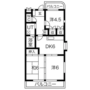 エミールII【201号室】の間取り