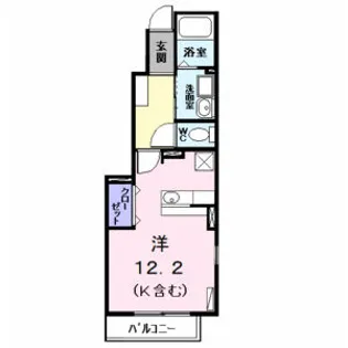 エスパース【101号室】の間取り