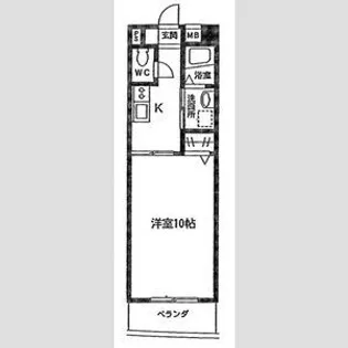 メルベーユ【302号室】の間取り