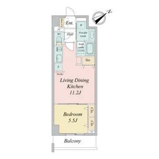 グランルクレ新栄イースト【0305号室】の間取り