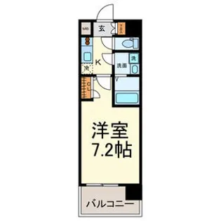 UURコート名古屋名駅【8階】の間取り