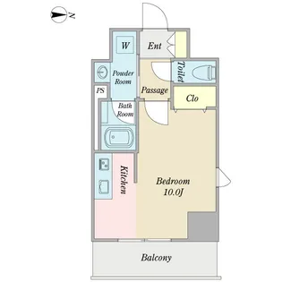 プロシード大須【0303号室】の間取り