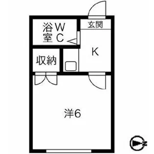 エスポワール左京山【204号室】の間取り
