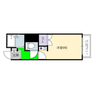 ロイヤルヒルズ花の木【4C号室】の間取り