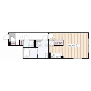 LUORE吹上【2階】の間取り