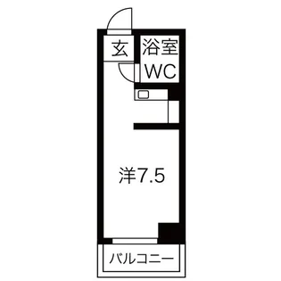 ラフィネ新栄【507(北館)号室】の間取り