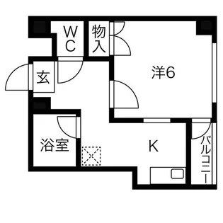 イトサンビル【202号室】の間取り