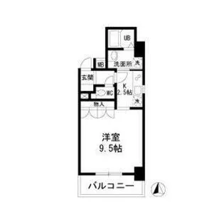 ウイステリア【2階】の間取り