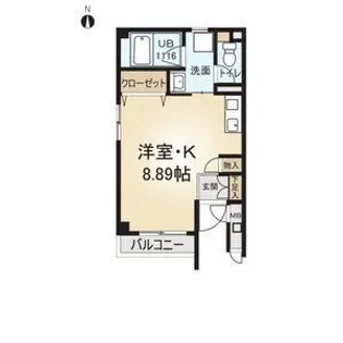 シャルム花池【2階】の間取り