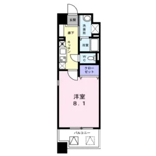 S-FORT浄心 【5D(504)号室】の間取り