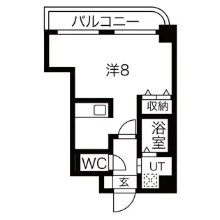 WILL鶴舞【204号室】の間取り