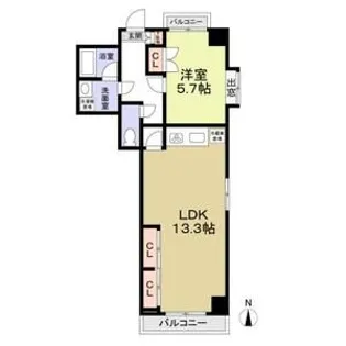 ITOH壱番館【6階】の間取り